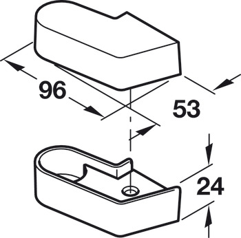 Geze Cover Caps UH SSS for 932.10.420 - view 2