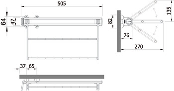 WithRobe PO Fold Shoe Rack 505mm White - view 2