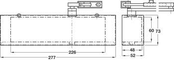 TS 2000NVBC OH Dr Closer 2-4 w Bkchk Silver - view 2
