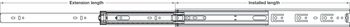 BB Drawer Runner Side Full 34kg 150mm 304 Stainless Steel - view 2
