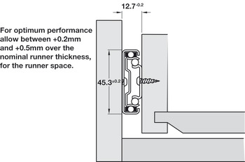 BB Drawer Runner Side Full 34kg 150mm 304 Stainless Steel - view 3