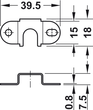 Econo Central Rotary Cyl Lock D18.5mm KD - view 5