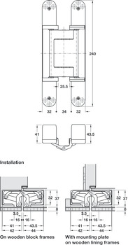 Tectus TE640 3D A8 FR 180D Hinge BM - view 2