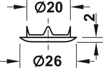 Econo Espagnolette Lock BS15mm RH KD - view 3
