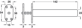 Perko Concealed Jamb Closer SC - view 4