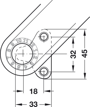 Soft Close Mechanism Edge 37mm Zinc Alloy NP - view 4