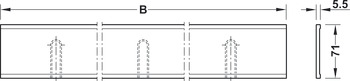 Dresscode PO Frame Panel 600mm Wht - view 4