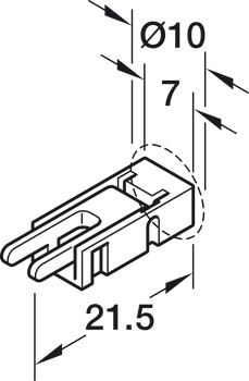 Loox5 LED 5mm IC Lead 12/24V 50mm MC - view 2