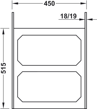 VS Envi Space XX Pro S Bin 450 64L Silver - view 2