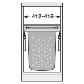 Hailo Laundry-Carrier 500mm 2x33L - view 3
