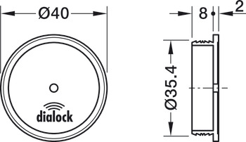 Dialock DFANT 2 External Antenna 1.0m - view 2