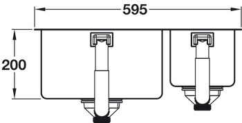 Grohe K700 UM 595mm 1.5B Sink LHHB Stainless Steel - view 5