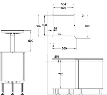 Ninka Qanto Unit w PO Tray Decor Top - view 4