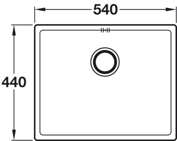 Astris Colora 540mm 1.0B Sink 304 Stainless Steel Copper - view 3