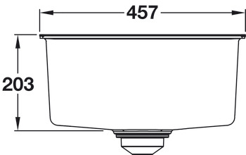 Grohe K700 31653AP0 1.0B Sink Cmpt Black - view 5