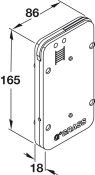 Kinvaro D-M Flap Fit w Pull Cbl 60N Grey - view 2