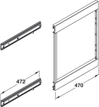 VS SUB Side PO Frame UH Steel Silver EC - view 3
