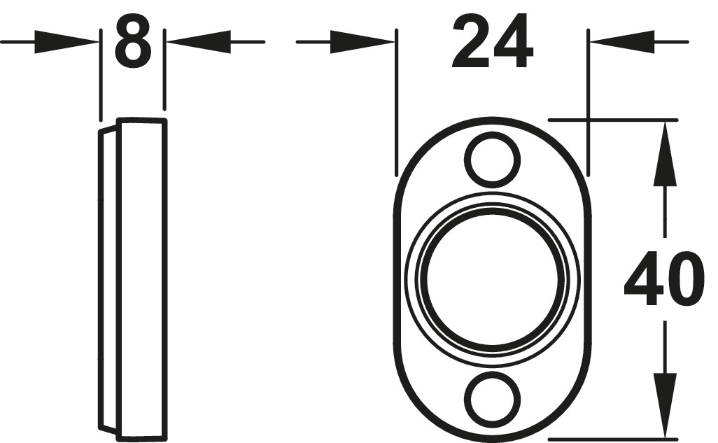 Button-fix Type 3 Flush Fix - view 2