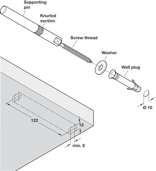 Con Shelf Support for Wall - view 3