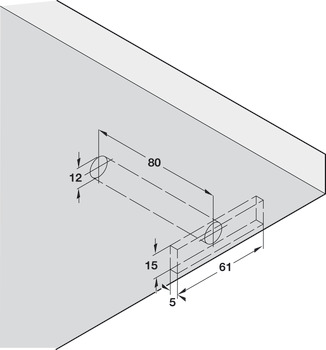 Con Shelf Support 22mm Wood/Wall Screw - view 2