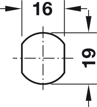 Cylinder Cam Lock 21mm PNP H1 Dir.B - view 2