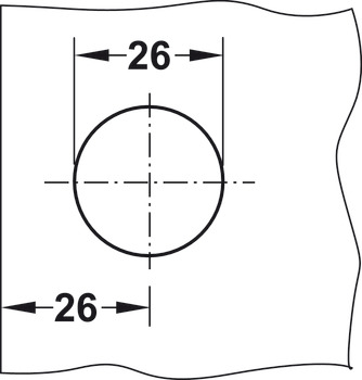 Symo3000 Gls Dr Lock Hinged Dr SF PNP - view 4