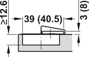 Tiomos 110D Hinge Clk HO SF w SC NP - view 4
