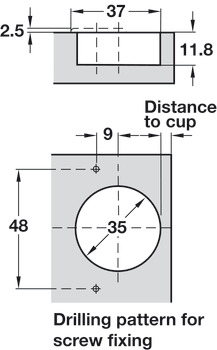 Nexis 95D Post Hinge Clk Sprung Hos - view 4