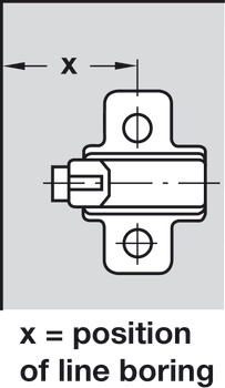Nexis 95/45D Hinge Clk Sprung Hos - view 3