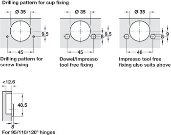 Tiomos 120D Hinge Clk FO+ SF wo SC NP - view 4