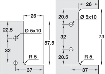 Gola System B/C Profile Conn.DF Plastic Red - view 5