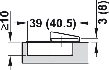 Tiomos 155D Hinge Clk FO+/INS SF w SC NP - view 4