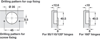 Tiomos 95D Hinge Clk INS SF wo SC NP - view 5