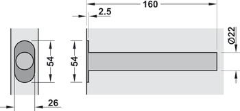 Perko Concealed Jamb Closer SC - view 3