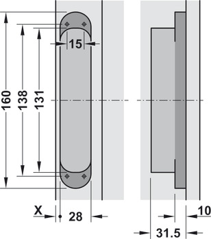 Tectus TE340 3D 180D Hinge MC (Fire Rated) - view 2