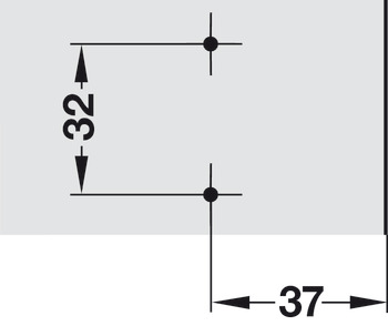 Hafele 3mm M.Plt Qck Cruci Hos Zinc Alloy NP - view 5