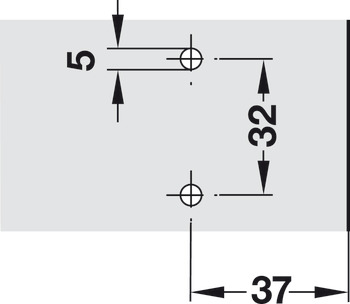 Duomatic 3mm M.Plt Cruci Eur Zinc Alloy NP - view 4