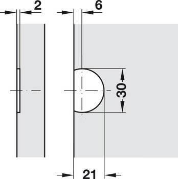 270D Flap Hinge Steel PNP - view 5