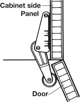 Hailo Foot Operated Dr Opener Hinged Drs - view 4
