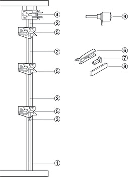 Symo3000 Cent Rotary Lock Sgl 22/17mm NP - view 3