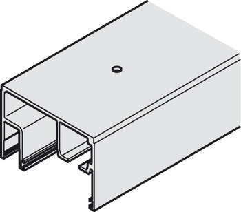 Hawa Porta 100GWF Top Trk 2.5m Aluminium