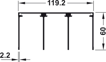 Aluflex 80 Top Track Tpl SF 3.0m SAA