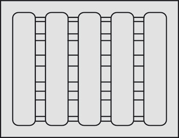 Variant-D 28mm Tray for Instruments Wht - view 3