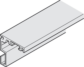 Hawa Junior 80 Side Fix Profile 2.5m Anodised