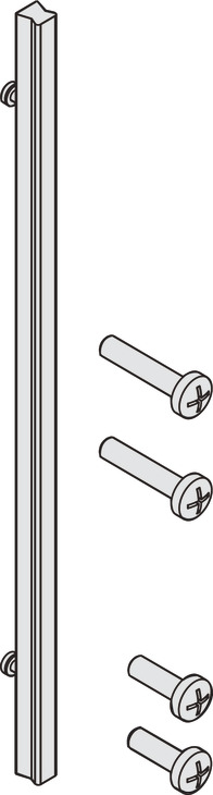 Hawa Concepta Door Handle for Wood 400mm Anodised