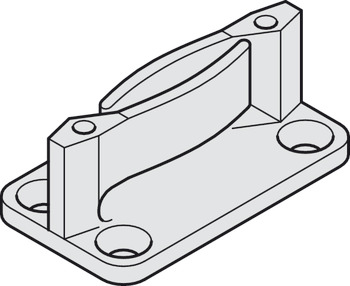 Hawa Junior 40/40B Add Guide Plastic Black