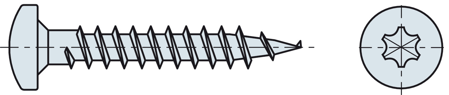 Hospa screw PH.TS gal.3.5x16mm - view 5