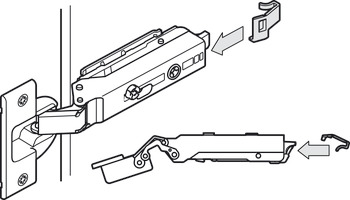 Tiomos Hinge Clip Protector Plastic Grey - view 4