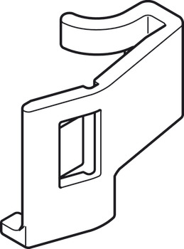 Tiomos Hinge Clip Protector Plastic Grey - view 3