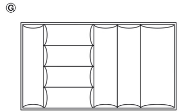Cutlery Ins 90/60 900mm HG Plastic Silver/Grey - view 5